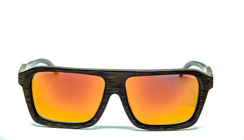 Aviator Sunglasses With Flame Mirror Lens - Kadmat - Maybe Sunny