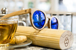 Round Sunglasses With Azure Mirror Lens - Ipanema