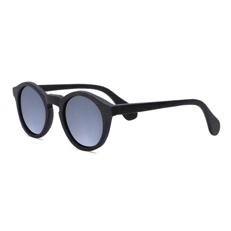 Round Sunglasses With Gray Lens - Punalu - Maybe Sunny