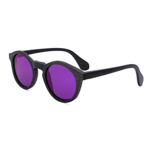 Round Sunglasses With Purple Lens - Punalu - Maybe Sunny