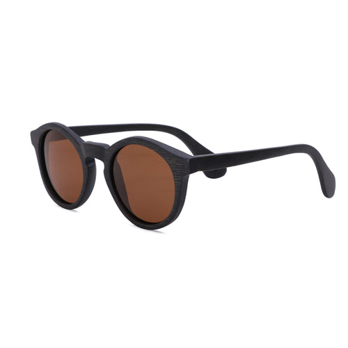 Round Sunglasses With Brown Lens - Punalu - Maybe Sunny