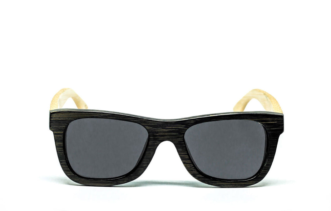 Wayfarer Sunglasses With Black Lens - For Kids or Smaller Faces - Matira - Maybe Sunny