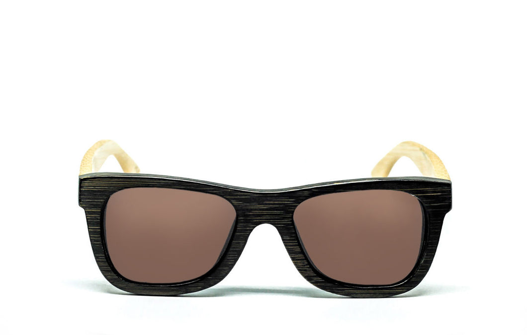Wayfarer Sunglasses With Brown Lens - For Kids or Smaller Faces - Matira - Maybe Sunny